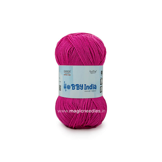 Ganga Hobby India Crochet Thread - Pink 01