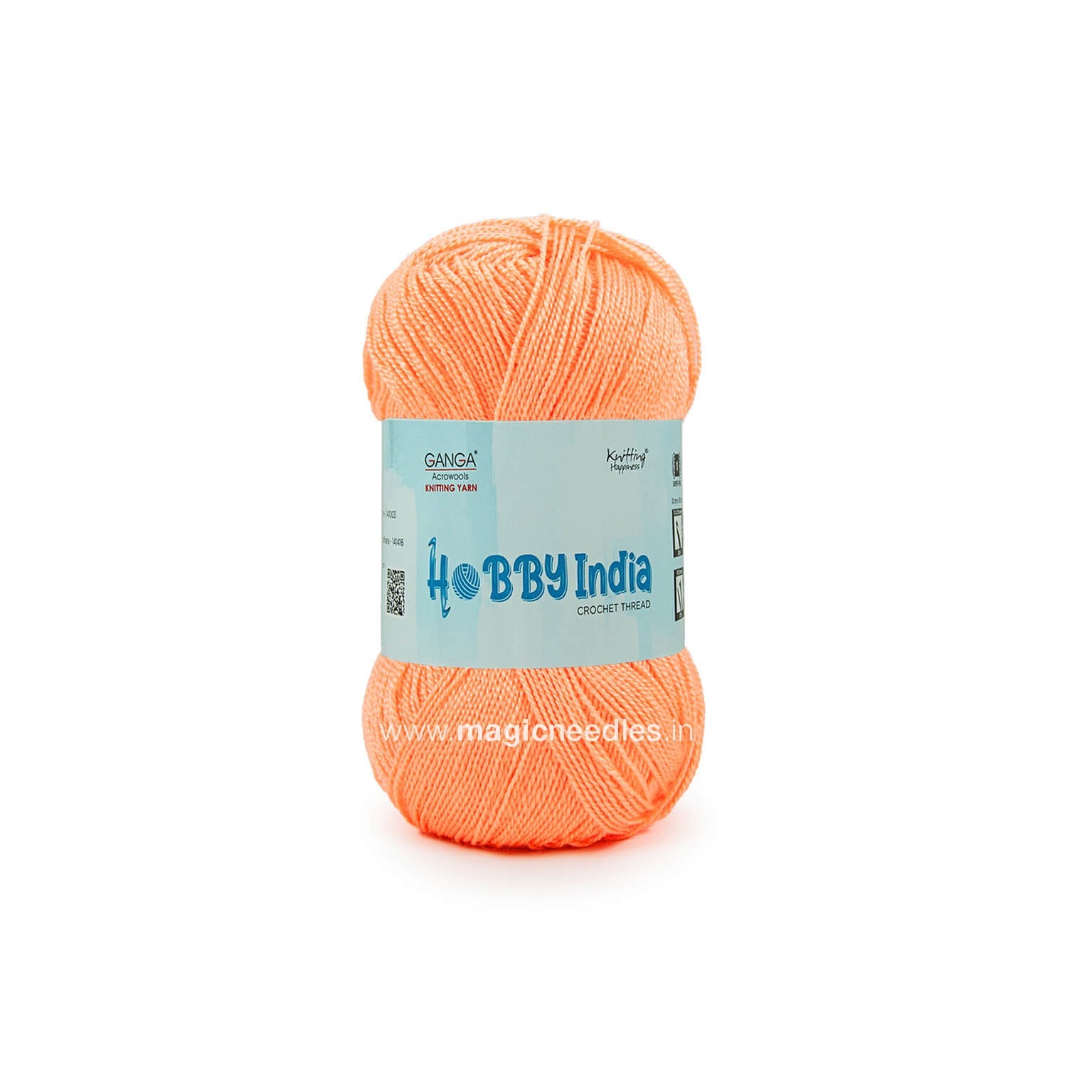 Ganga Hobby India Crochet Thread - Orange CUD113 - 76