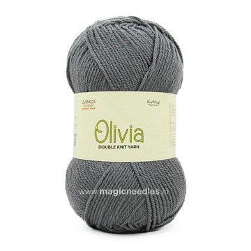 Ganga Olivia Yarn - Grey OLV027