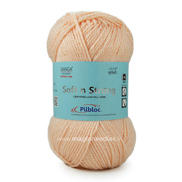 Ganga Soft N Strong Yarn - Peach SNS018