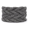 Double Cable Headband - Dark Grey 101