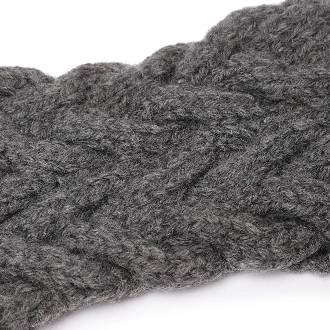 Double Cable Headband - Dark Grey 101