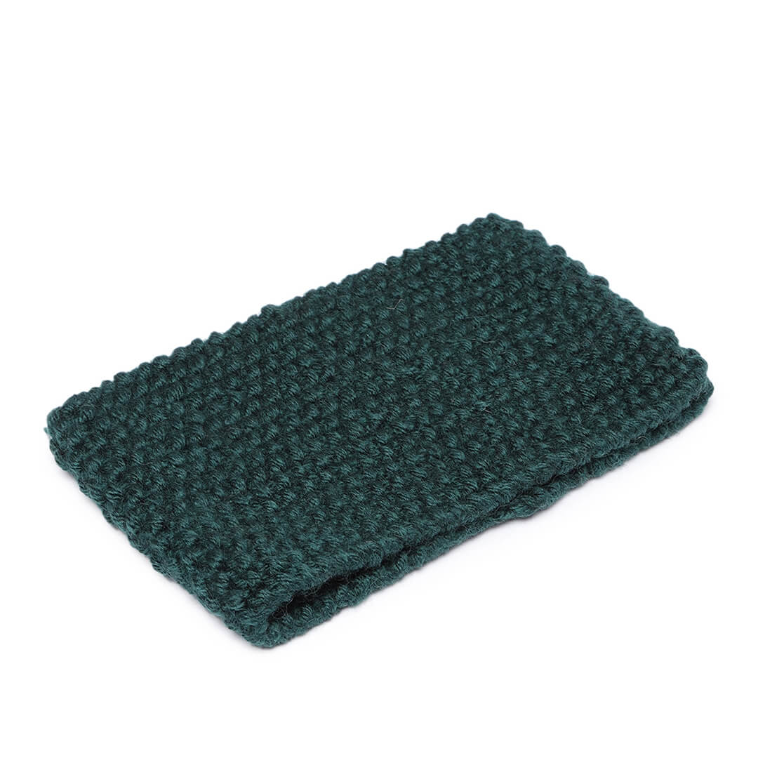 Knitted Headband - Dark Green 1027
