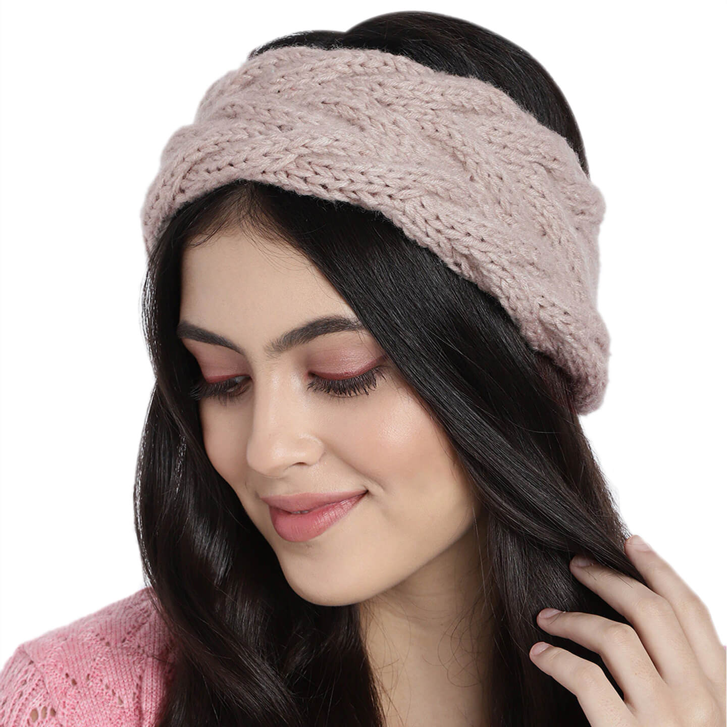 Cable Headband - Beige 109