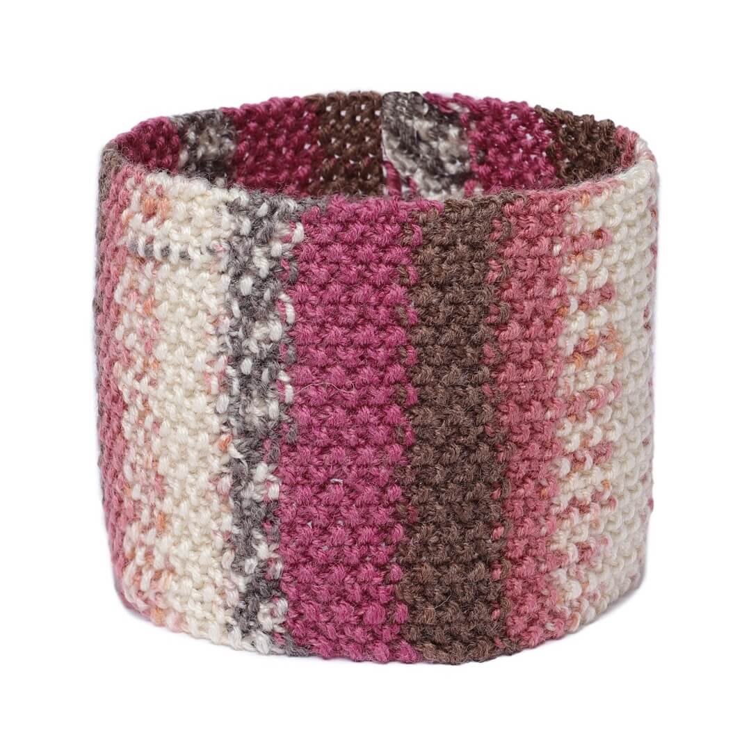 Woollen Headband - Pink 2402