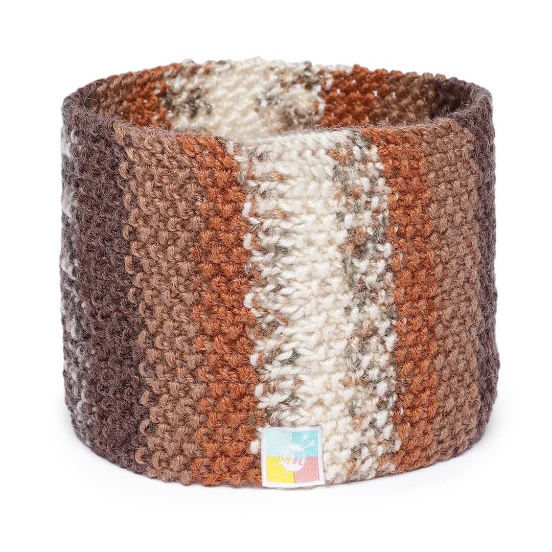 Headband - Brown, Off White 2406