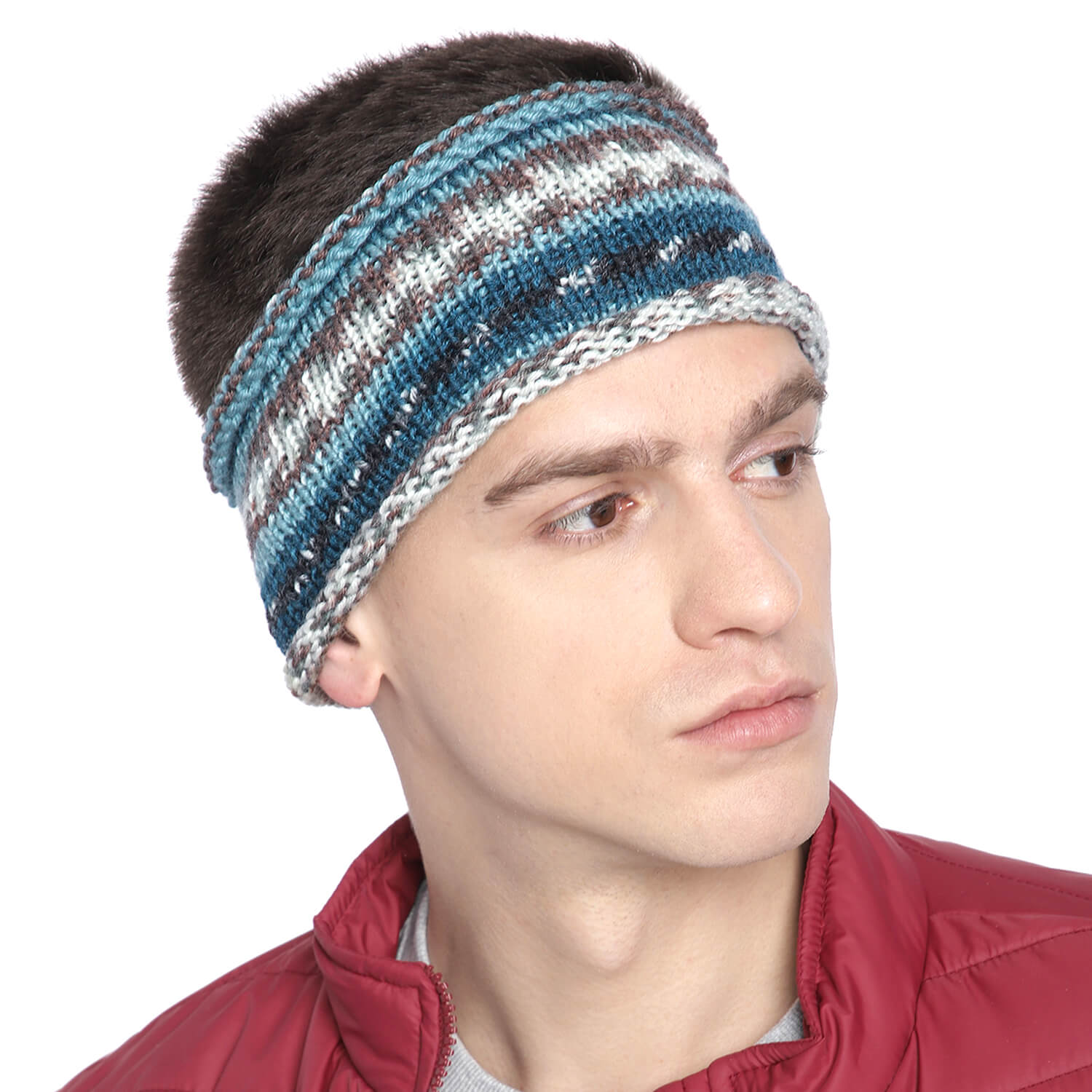 Woolen Headband - Blue 2562