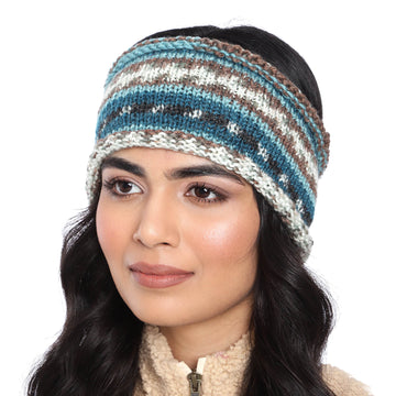 Woolen Headband - Blue 2562