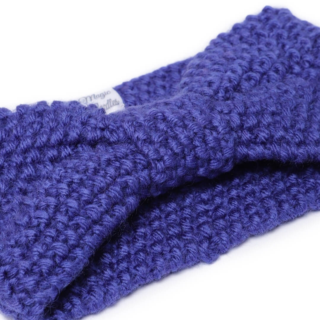 Bow Headband - Blue 2697