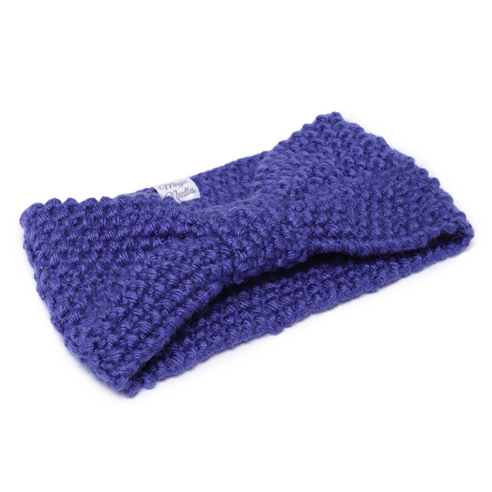 Bow Headband - Blue 2697