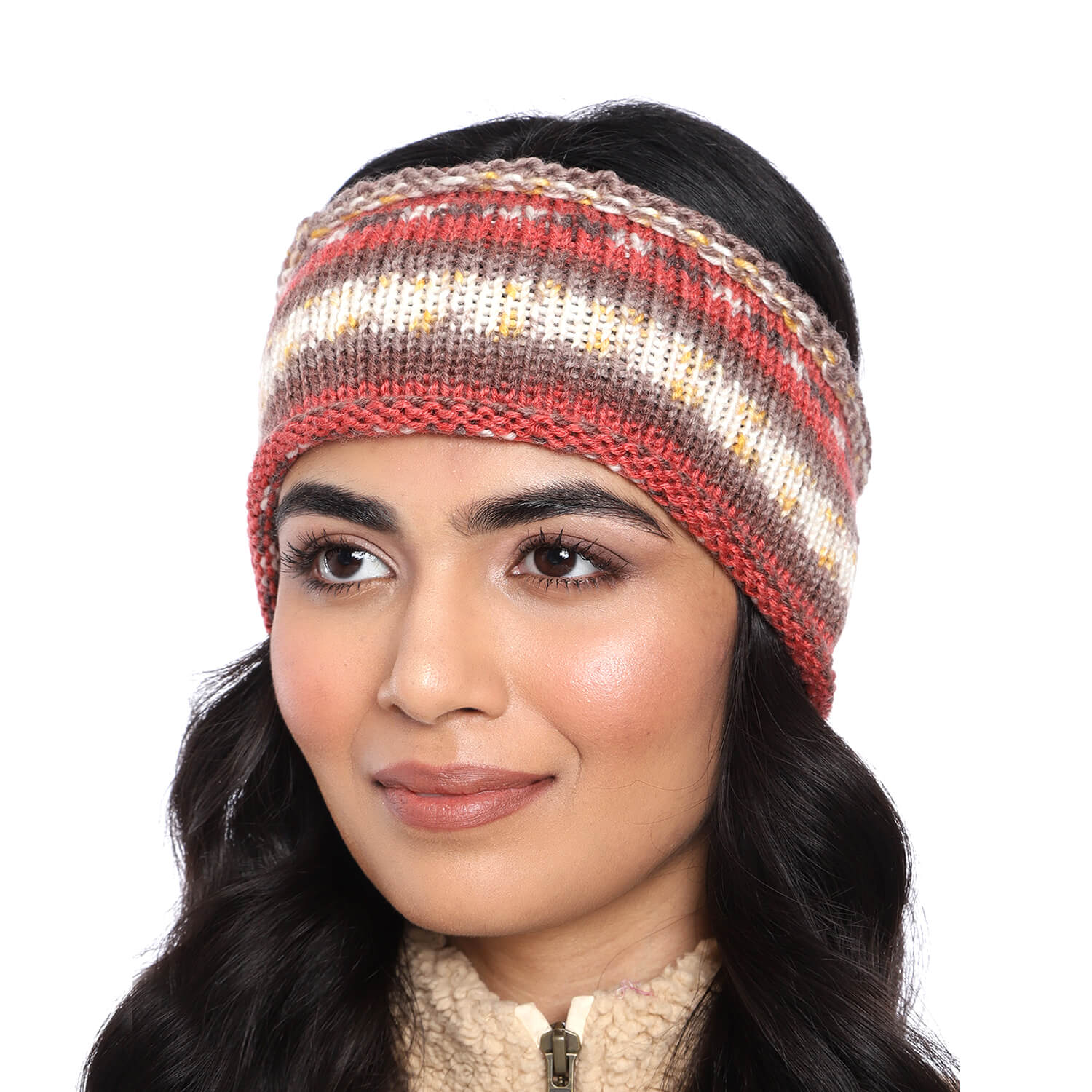 Striped Headband - Red 2749