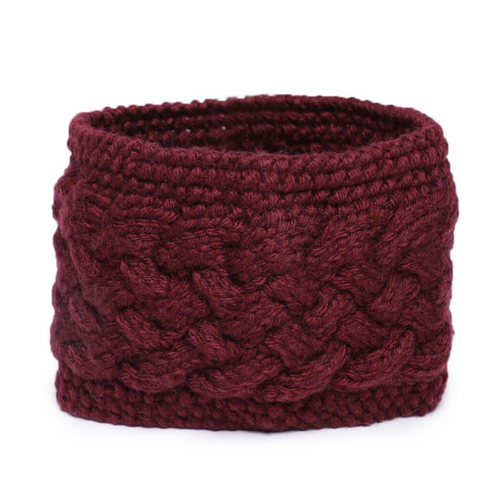 Criss Cross Headband - Wine 2751