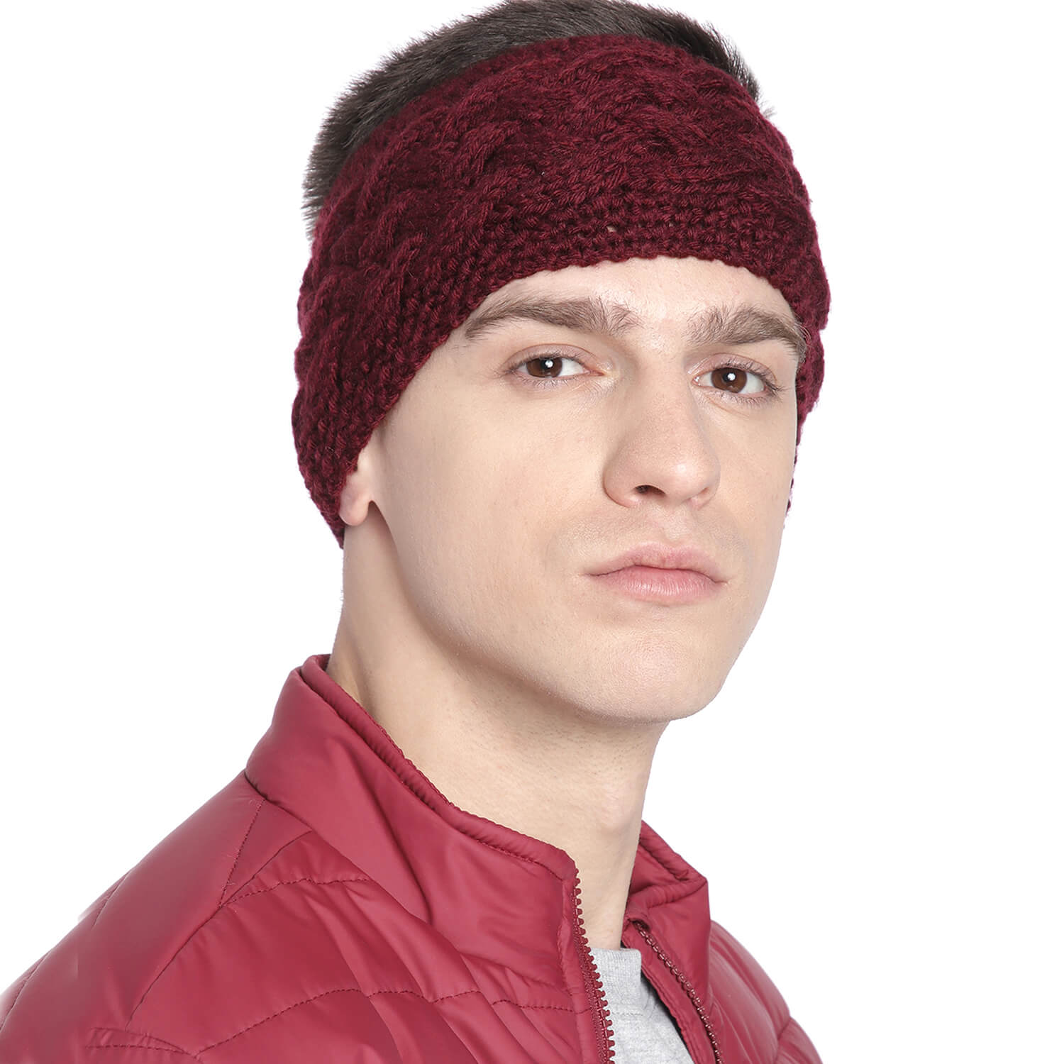 Criss Cross Headband - Wine 2751