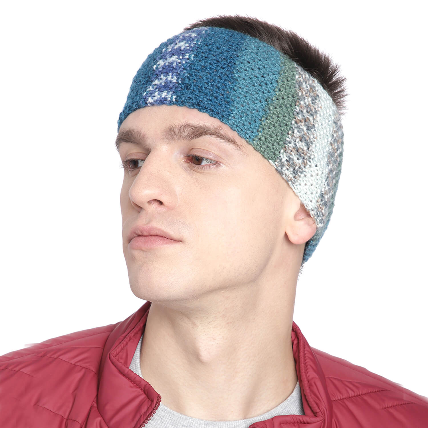 Icelandic Headband - Blue Green 2824
