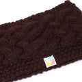 Criss Cross Headband - Dark Brown 2941