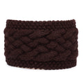 Criss Cross Headband - Dark Brown 2941