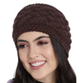 Criss Cross Headband - Dark Brown 2941