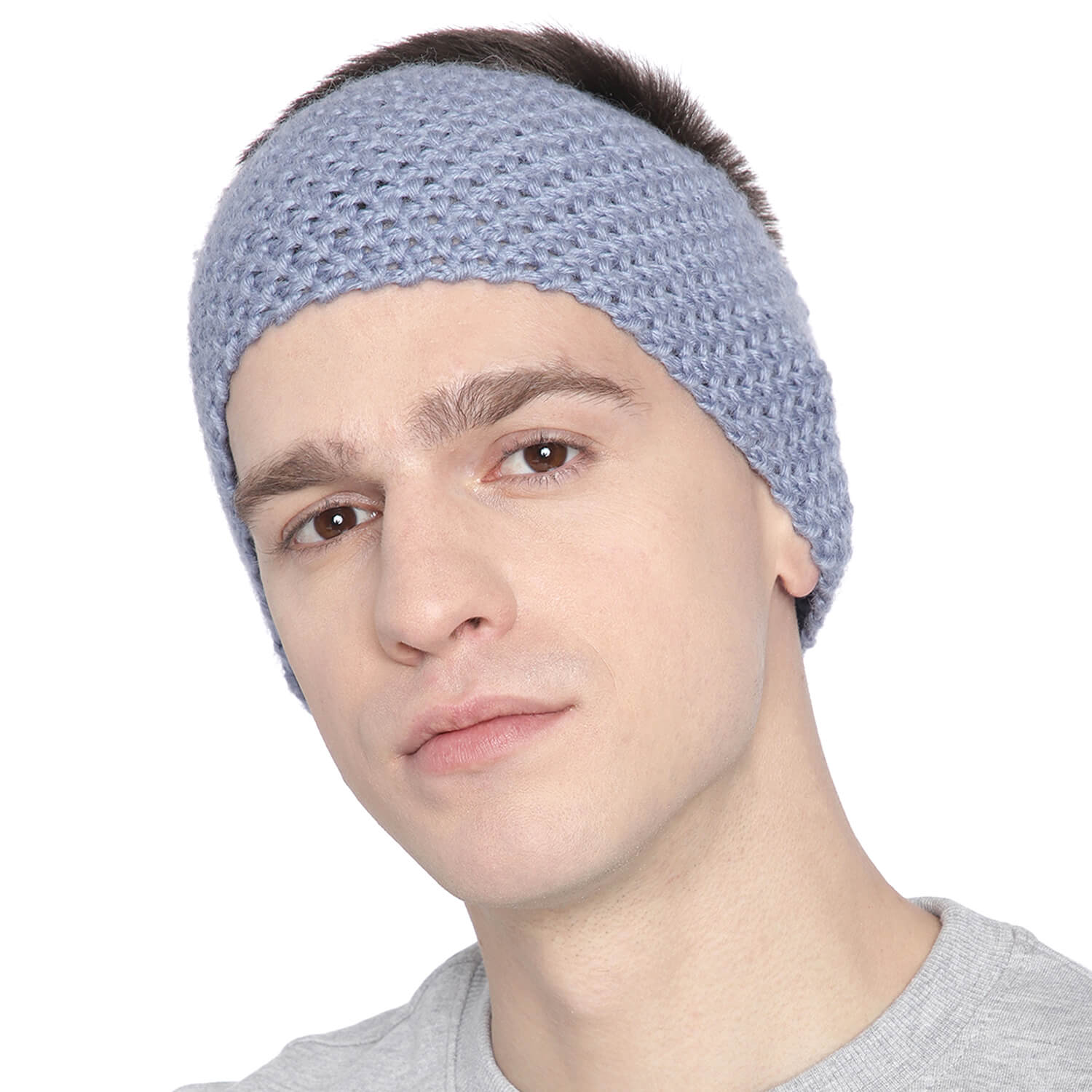 Knitted Headband - Faded Denim 299