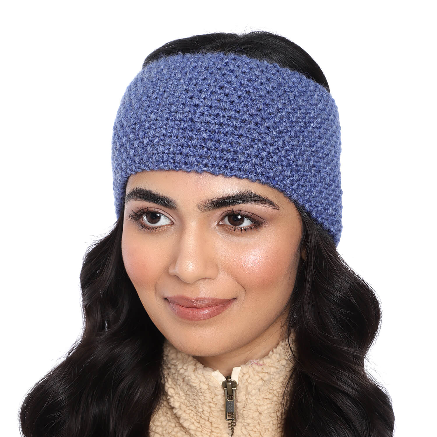 Knitted Headband - Denim Blue 300