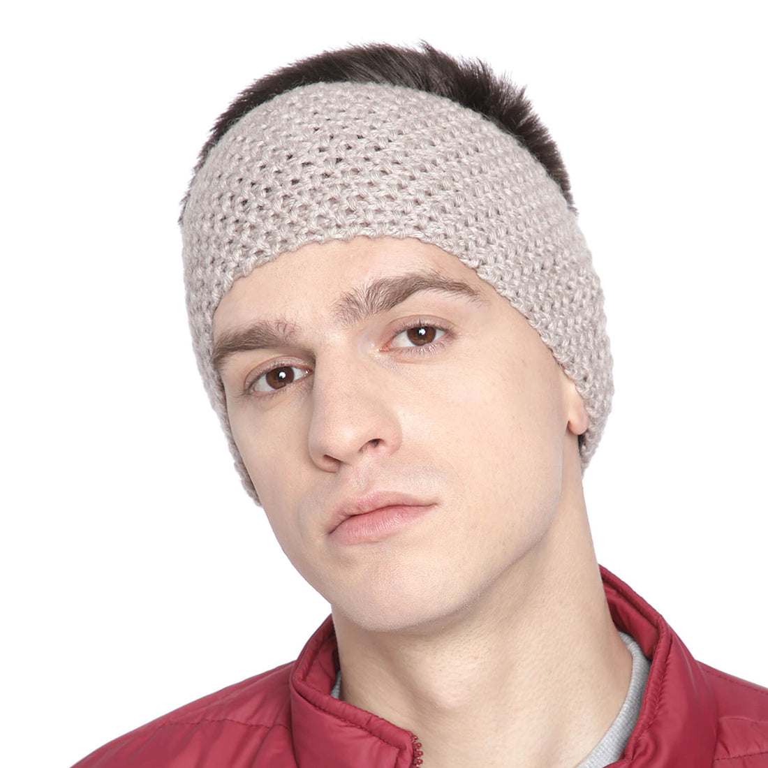 Knitted Headband - Beige 301