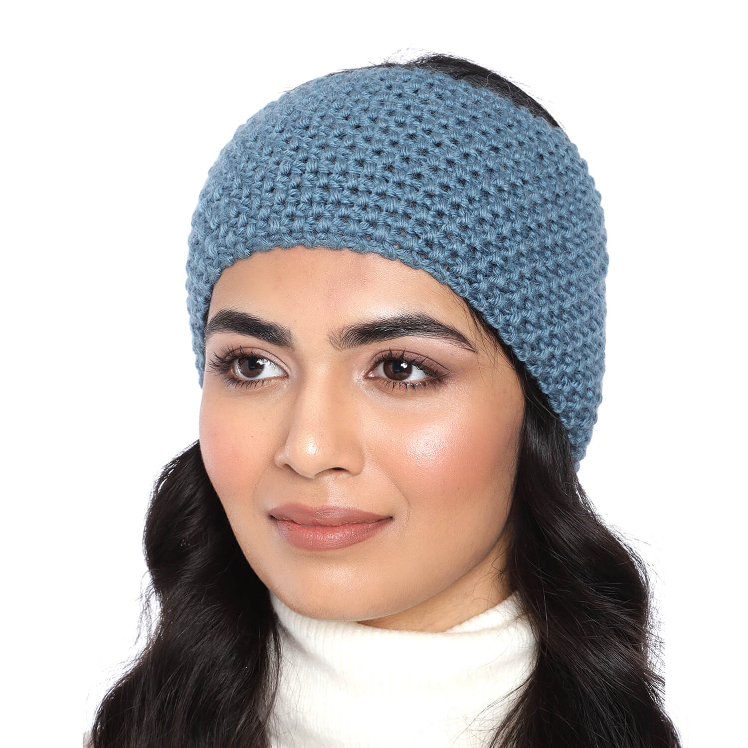 Knitted Headband - Storm Blue 304