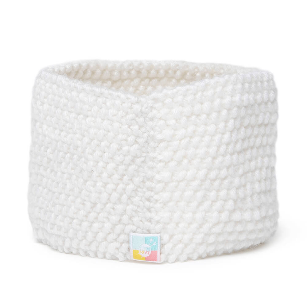 Knitted Headband - White 305