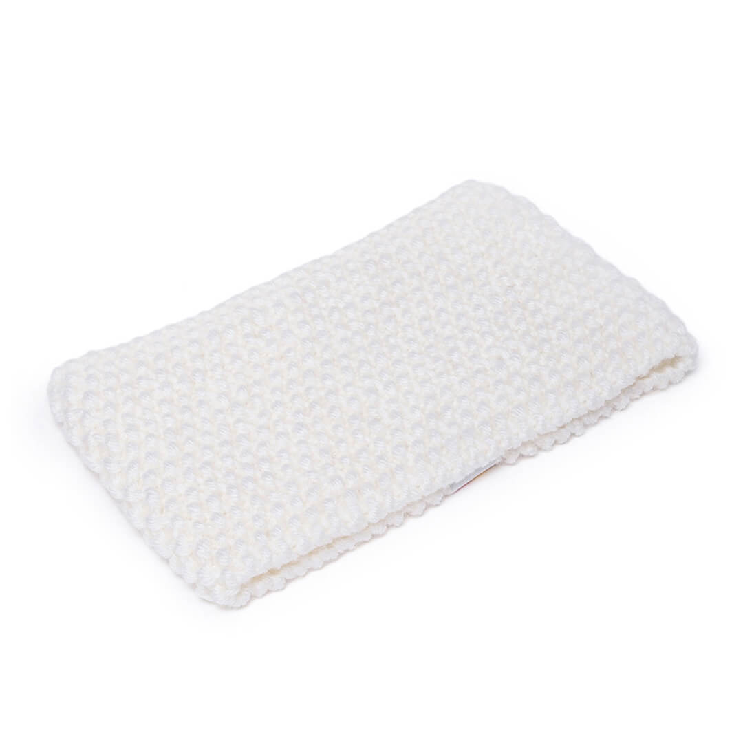 Knitted Headband - White 305