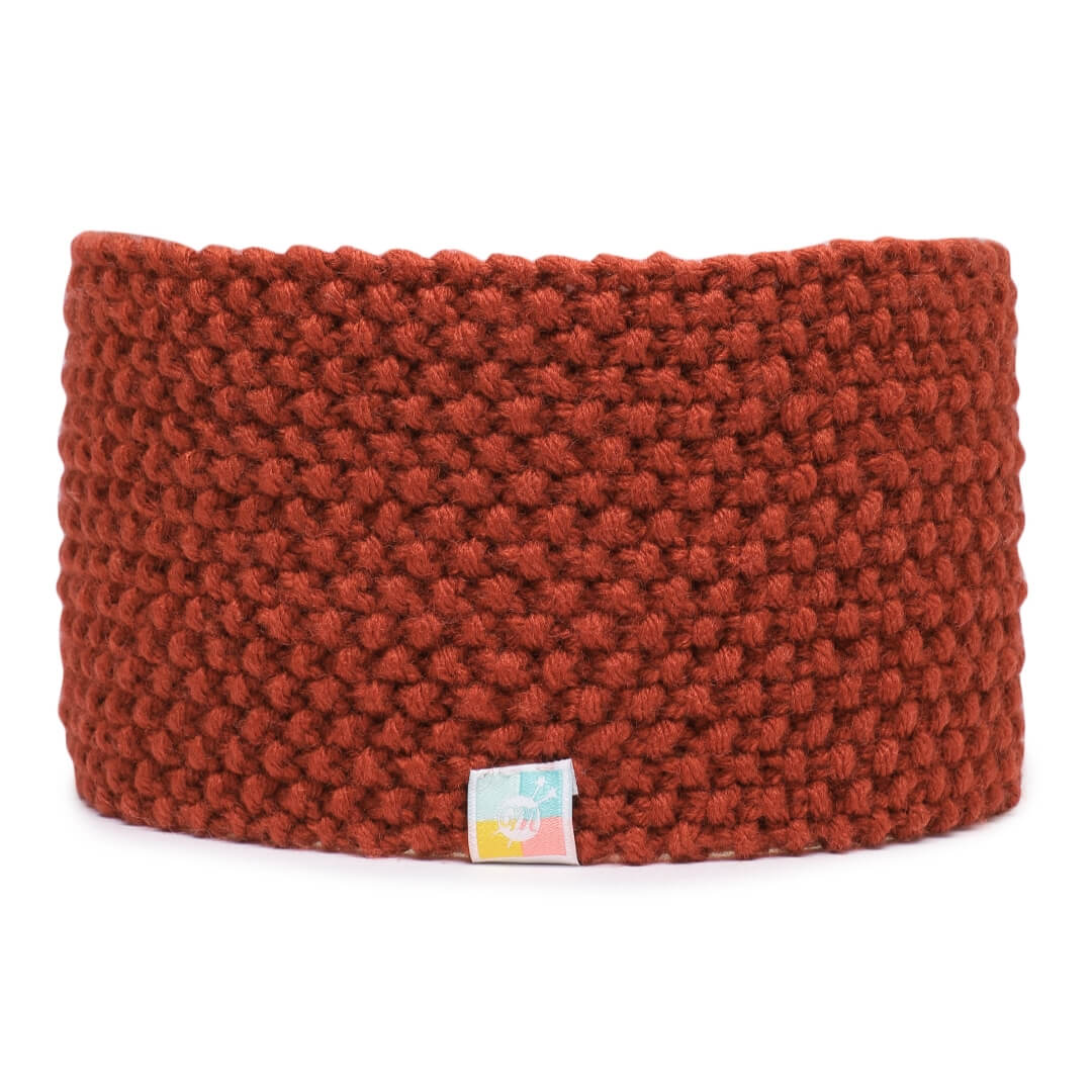 Bow Headband - Brick Red 43