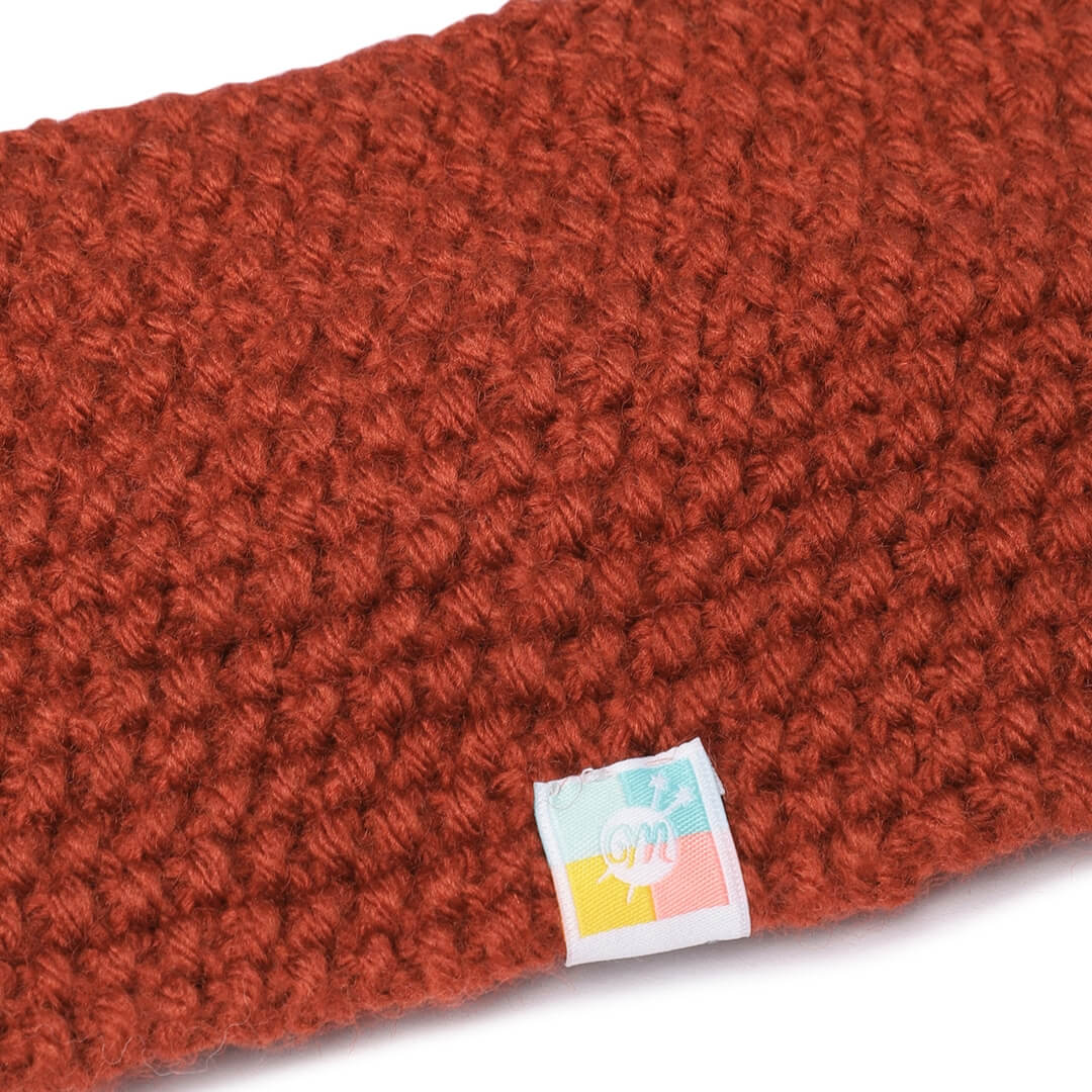 Bow Headband - Brick Red 43