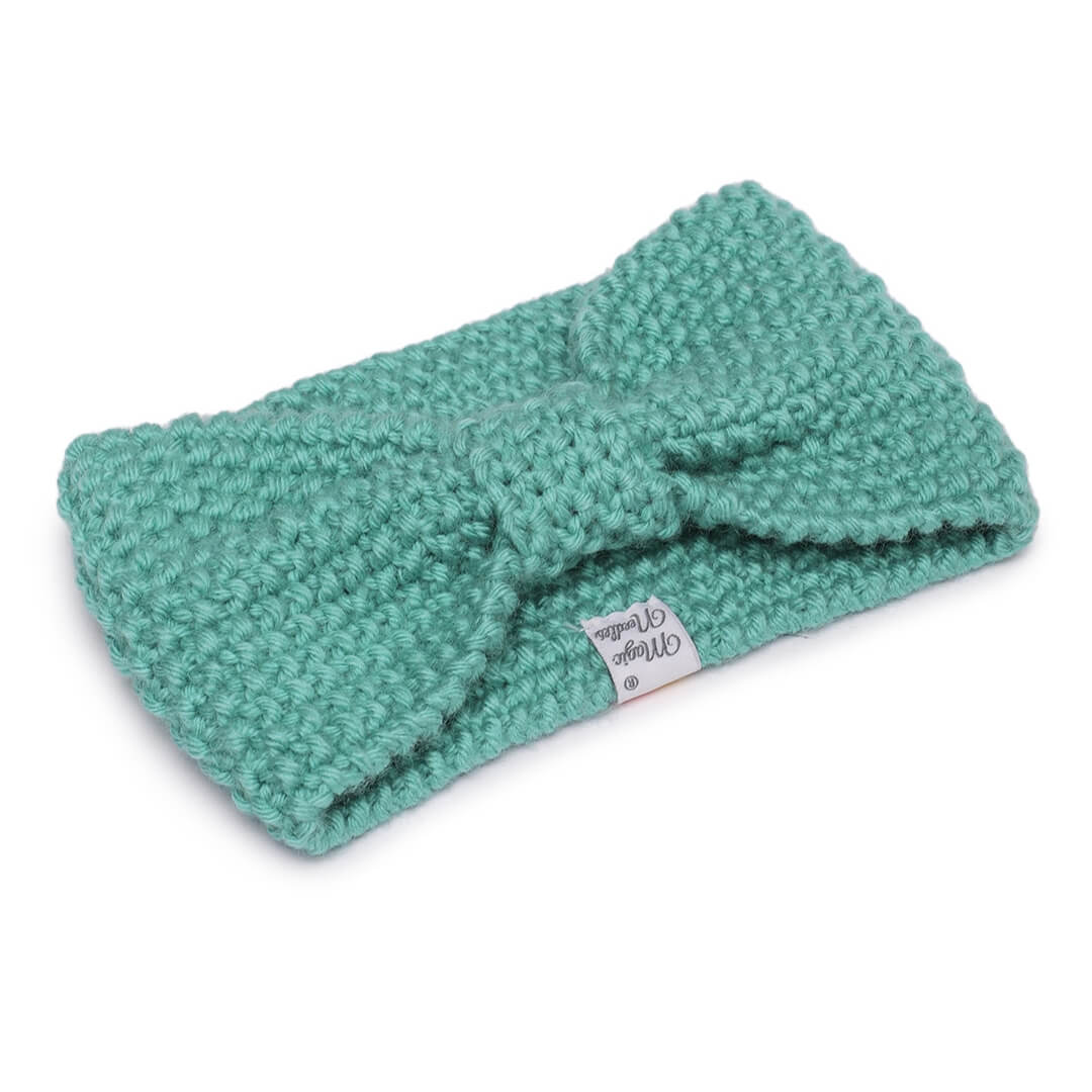 Bow Headband - Sea Green 48