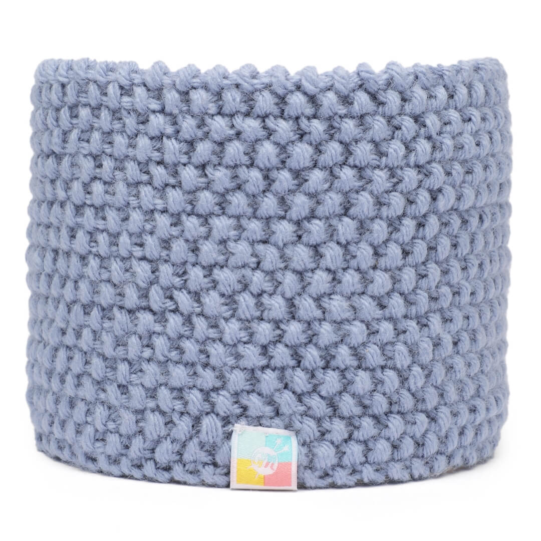 Bow Headband - Faded Denim 49