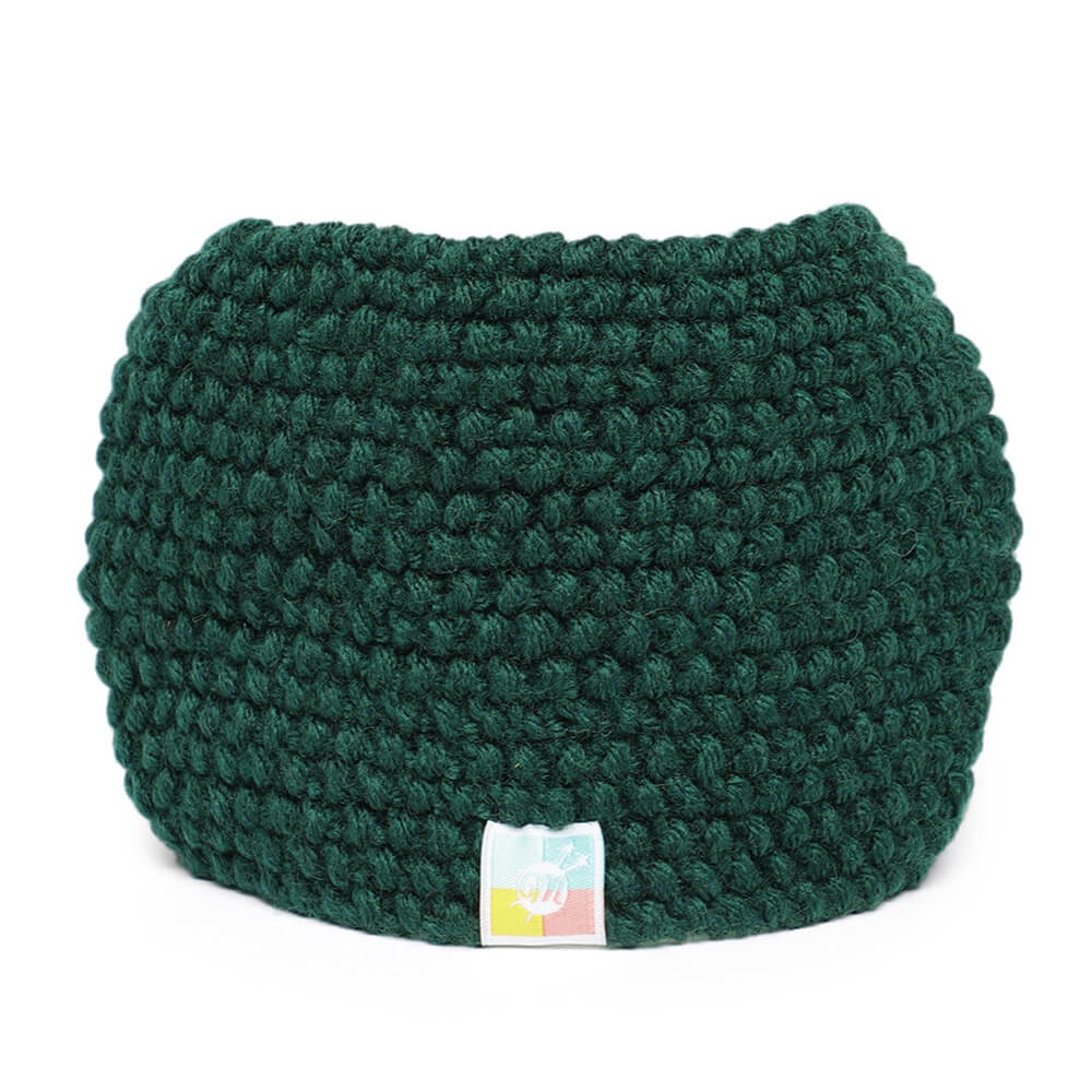 Bow Headband - Dark Green 50