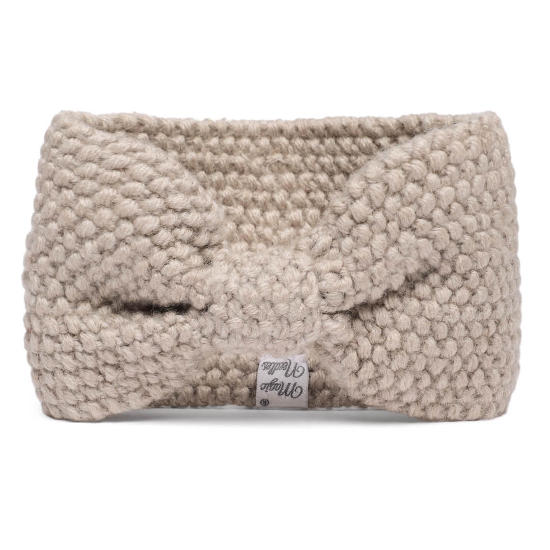 Headband - Beige Bow 56