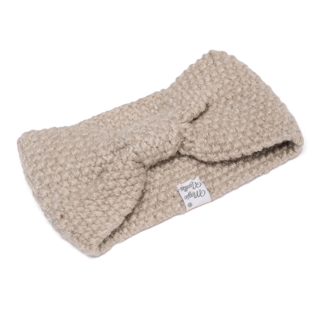 Headband - Beige Bow 56