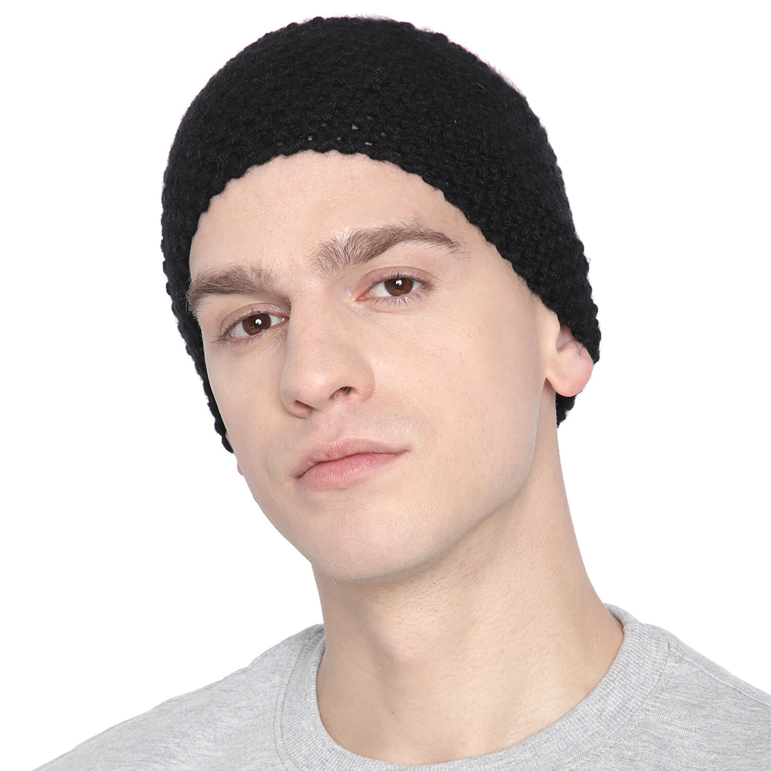 Knitted Headband - Black 602