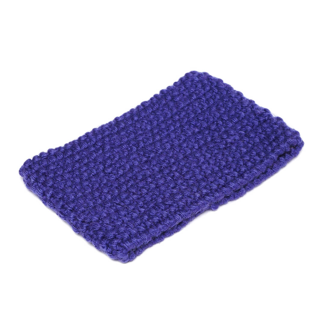 Knitted Headband - Ink Blue 605