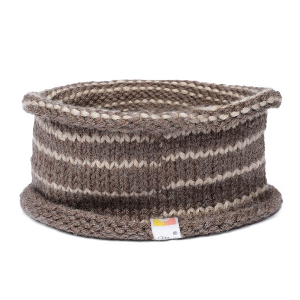 Striped Headband - Brown, Cream 613