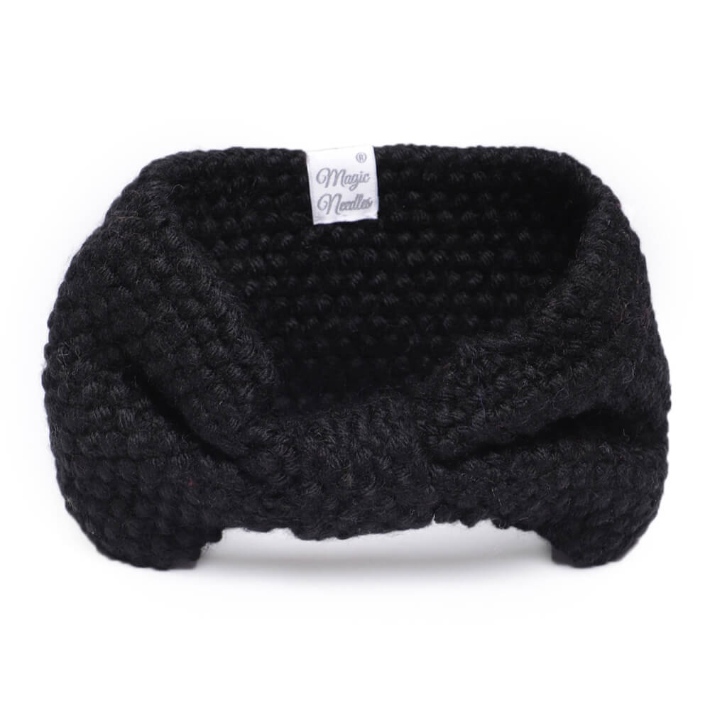 Bow Headband - Black 616