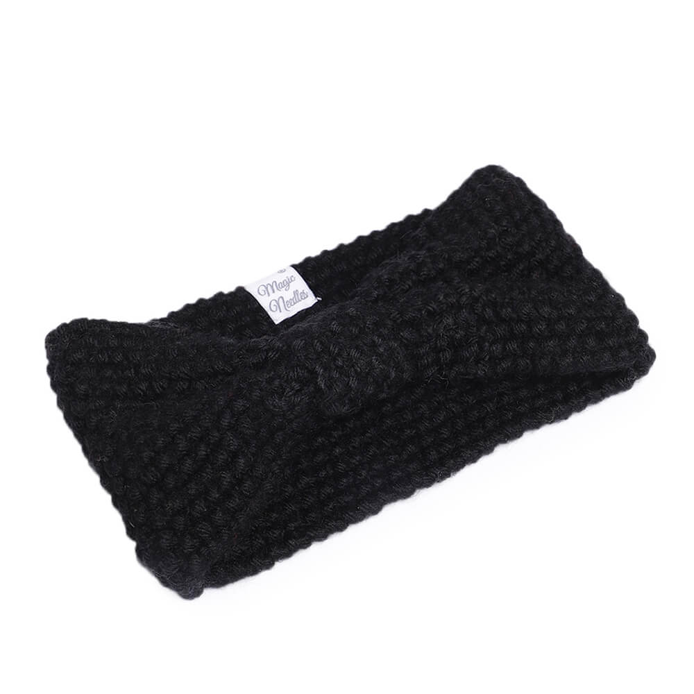 Bow Headband - Black 616