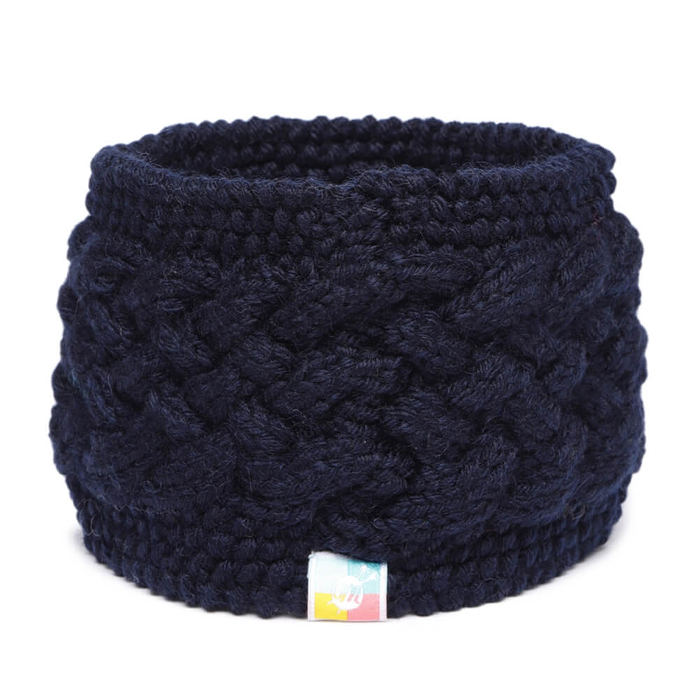 Criss Cross Headband - Navy Blue 847