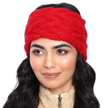 Double Cable Headband - Red 94