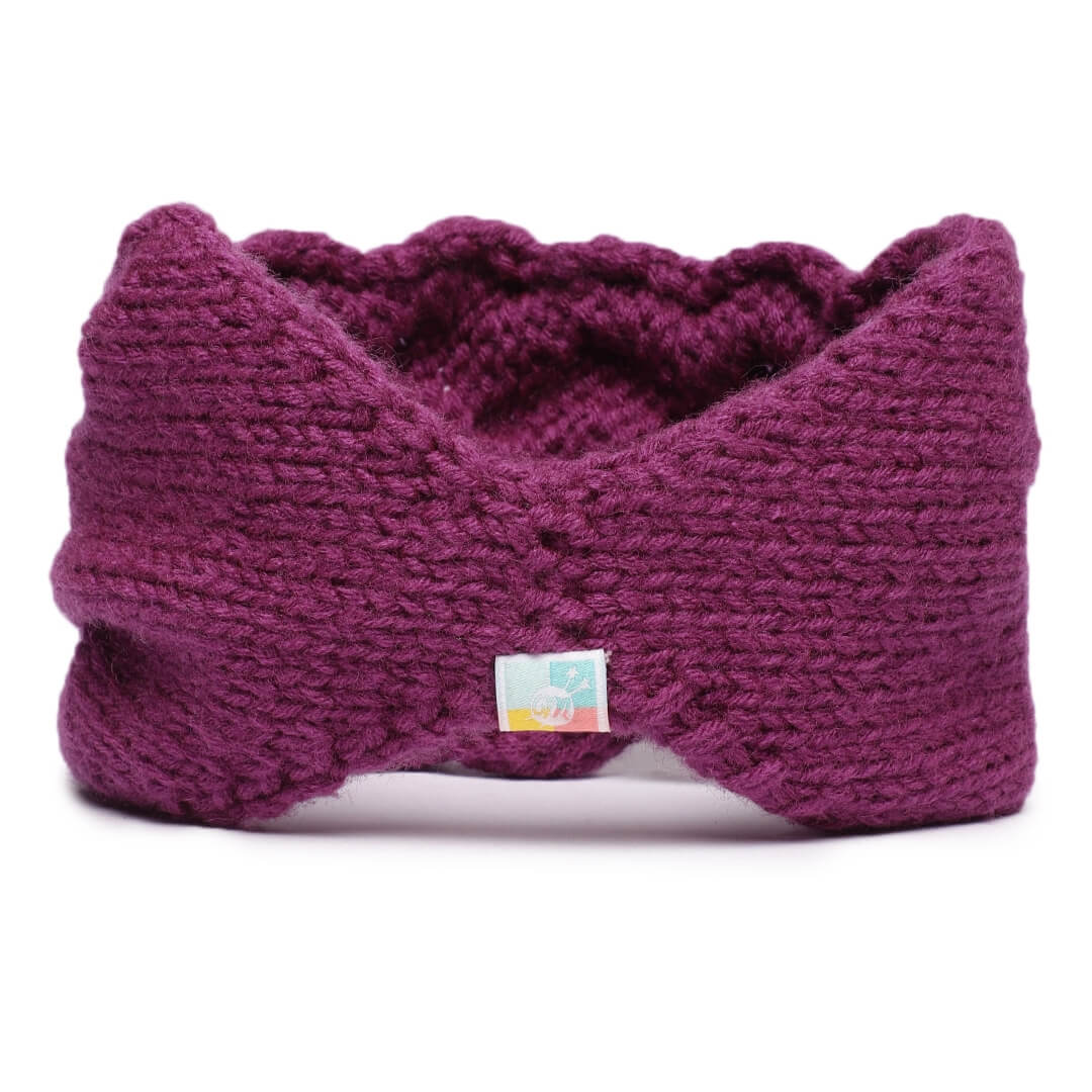 Cable Headband - Purple Double 95