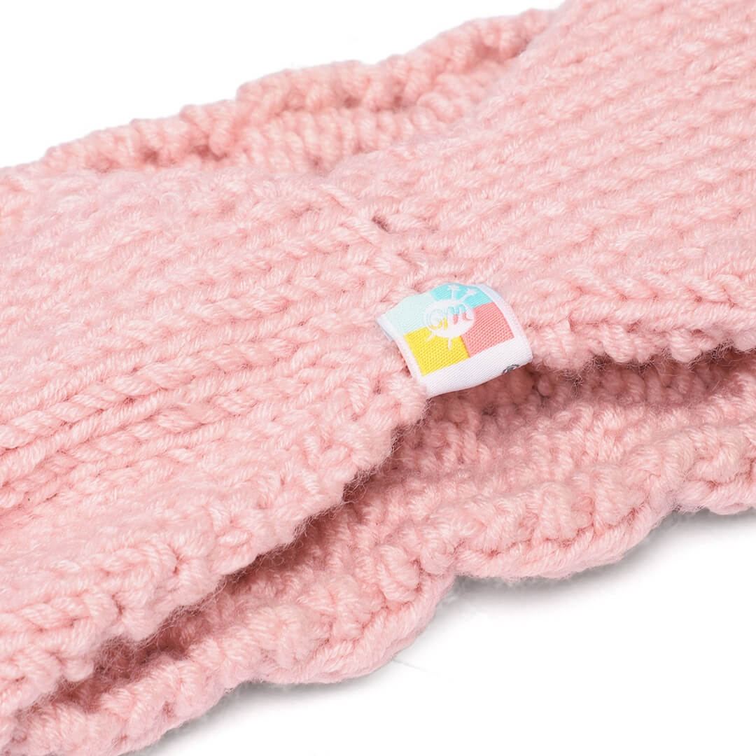 Double Cable Headband - Light Pink 96