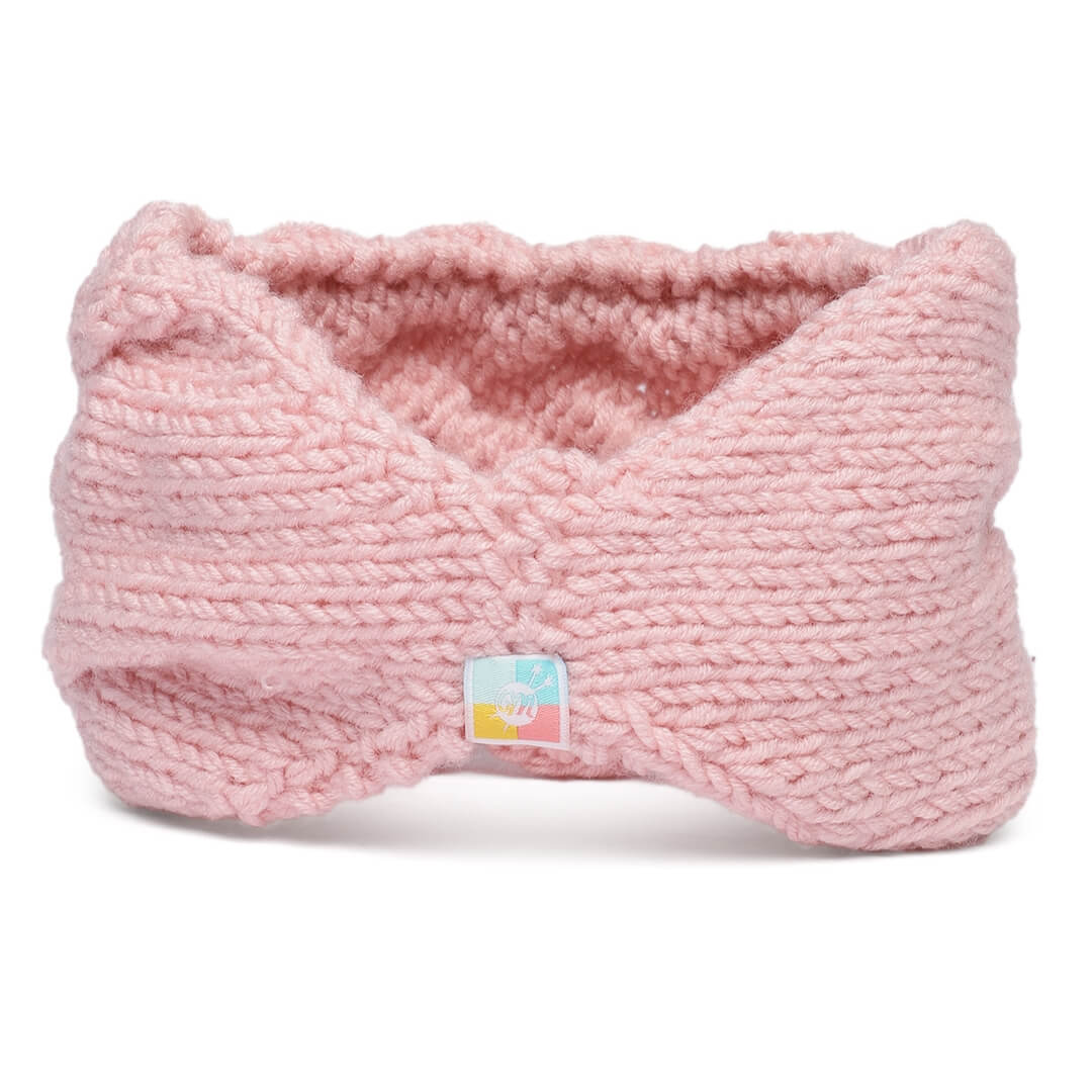 Double Cable Headband - Light Pink 96