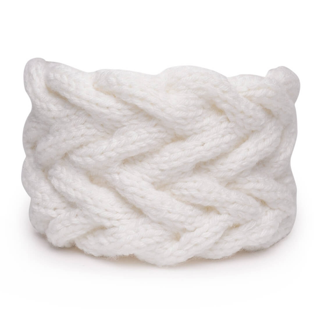 Cable Headband - White Double 98