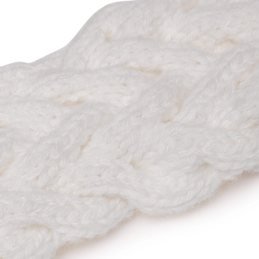 Cable Headband - White Double 98