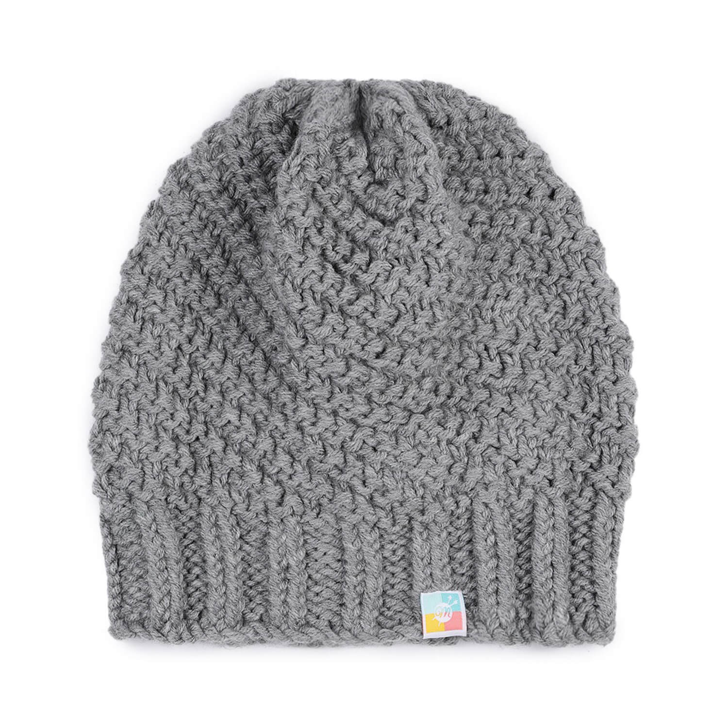 Diagonal Slouch Beanie - 1481