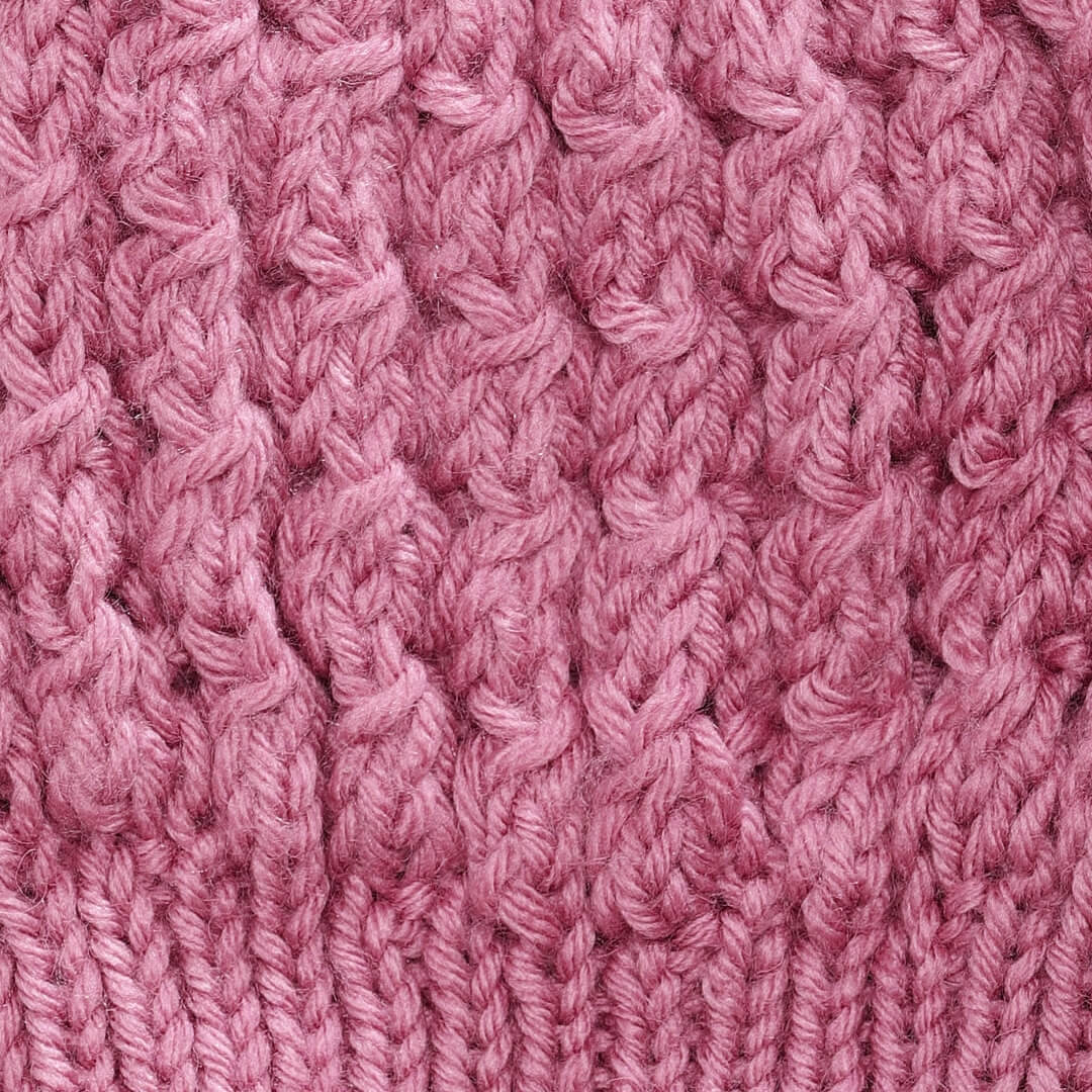 Pink Knit Slouchy Shroom Woollen Beanie - 1680