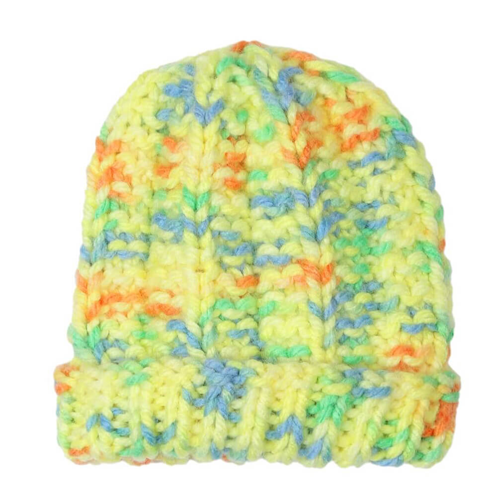Multicoloured Self-Design Beanie - 2676