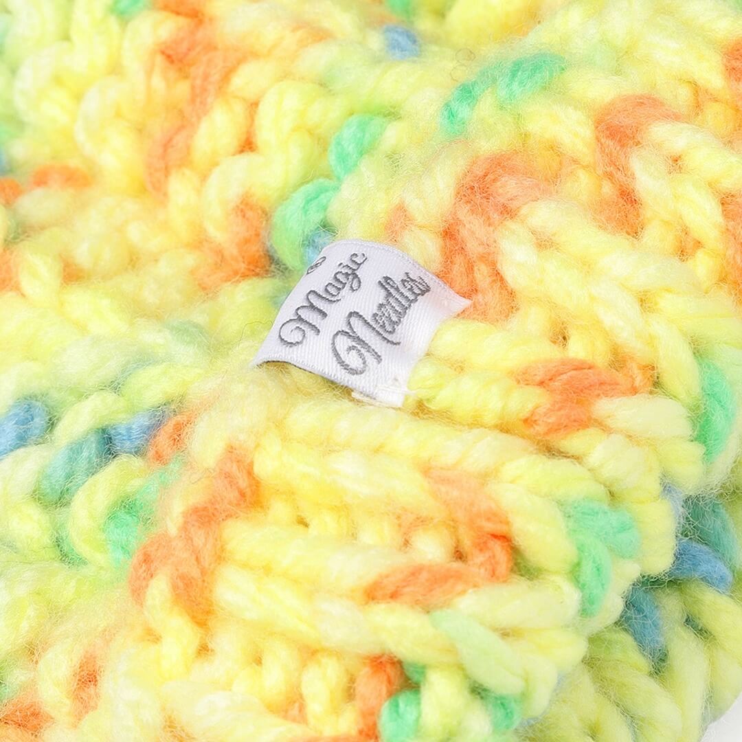 Multicoloured Self-Design Beanie - 2676